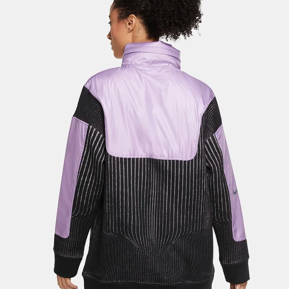 Nike Womens City Ready 1/4 Zip Training Jacket Purple Size CV0303-589 Run - Picture 7 of 8